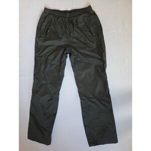33,000ft Men's Waterproof Athletic Pants in Olive Green with Ankle Zippers – M
